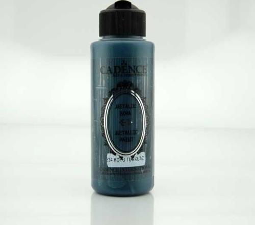 Metalik Boya 120 ml. 224 Koyu Turkuaz