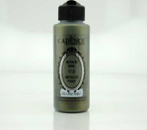 Metalik Boya 120 ml. 232 Ceviz Yeşili
