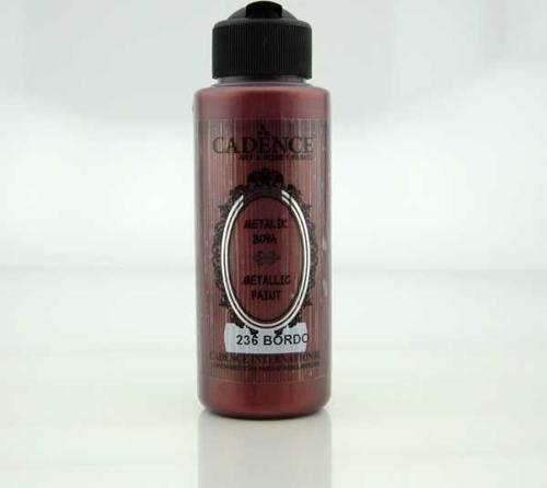 Metalik Boya 120 ml. 236 Bordo