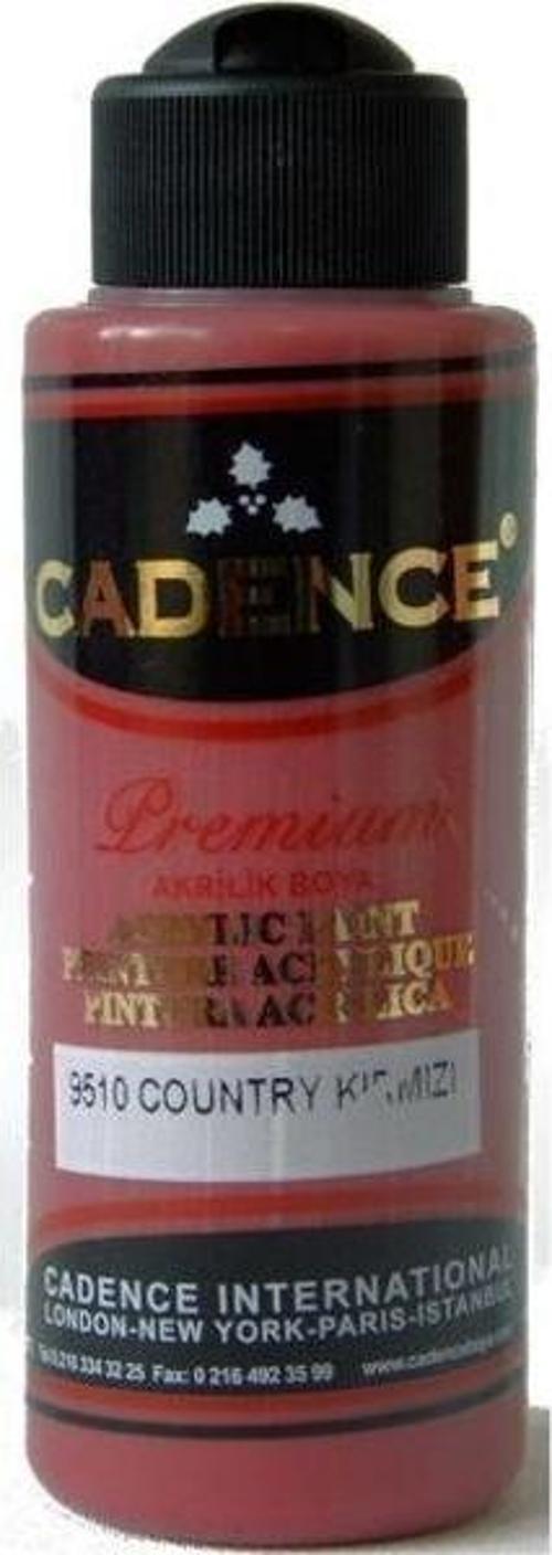 Premium Akrilik Boya 120 ml. 9510 Country Kırmızı