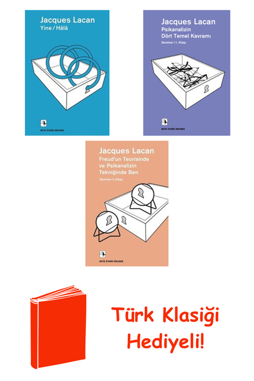 Jacques Lacan 3 Kitap Seti + Türk Klasiği Hediye