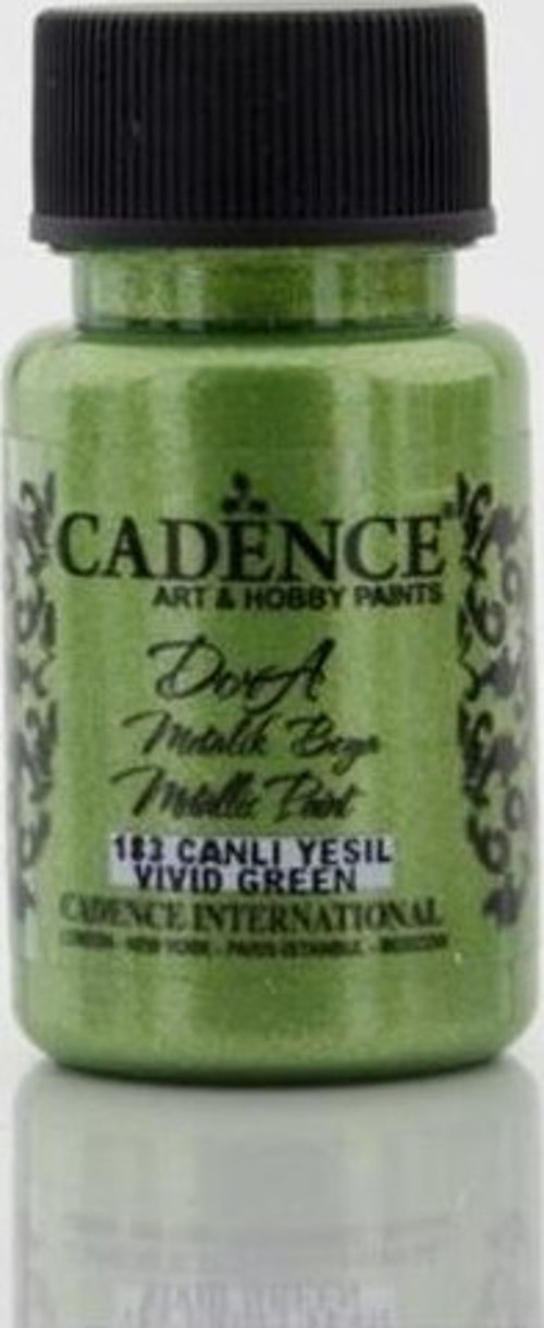 Dora Metalik Boya 50 ml. 183 Canlı Yeşil