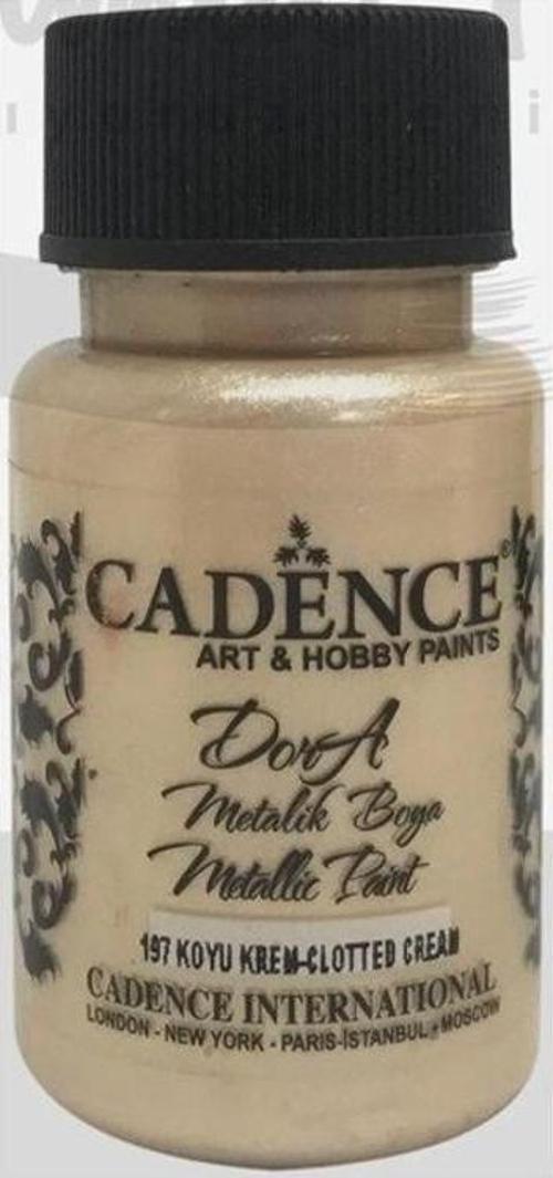 Dora Metalik Boya 50 ml. 197 Koyu Krem