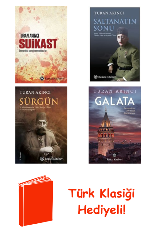 Turan Akıncı 4 Kitap Seti + Türk Klasiği Hediye