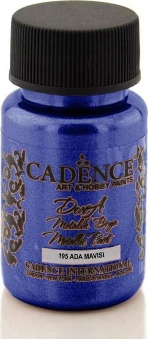 Dora Metalik Boya 50 ml. 195 Ada Mavisi