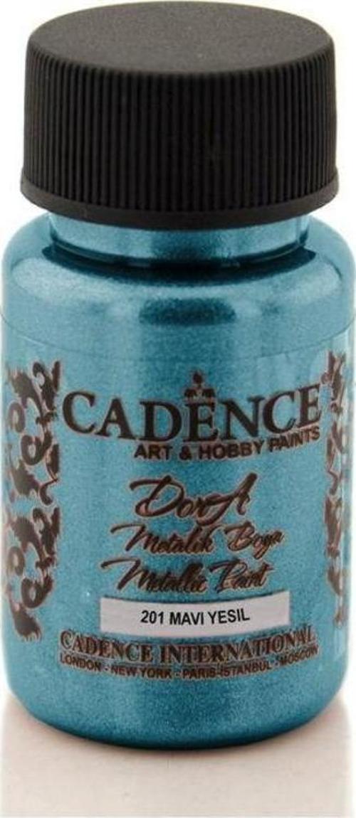 Dora Metalik Boya 50 ml. 201 Mavi Yeşil