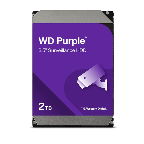 WD 2 TB PURPLE 5400RPM 64MB SATA3 7/24 Güvenlik HDD