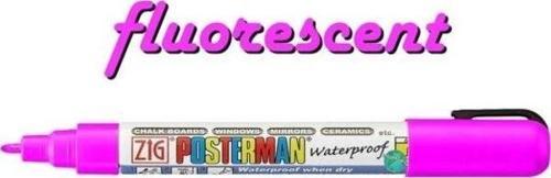 Posterman Waterproof Boyama Markeri Fine Uç 1 mm FLUO. PINK