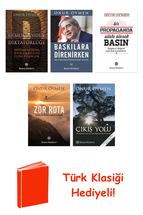 Onur Öymen 5 Kitap Seti + Türk Klasiği Hediye