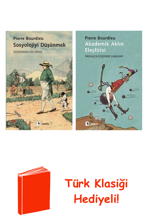 Pierre Bourdieu 2 Kitap Seti + Türk Klasiği Hediye