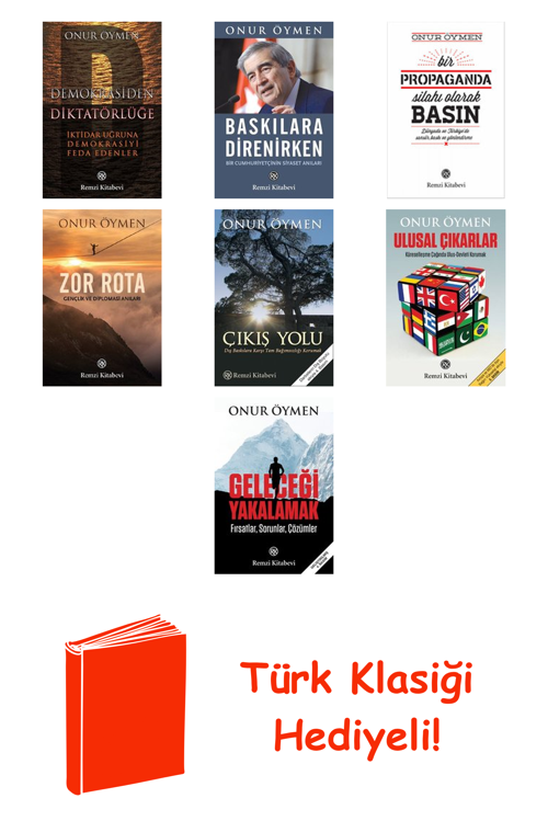 Onur Öymen 7 Kitap Seti + Türk Klasiği Hediye