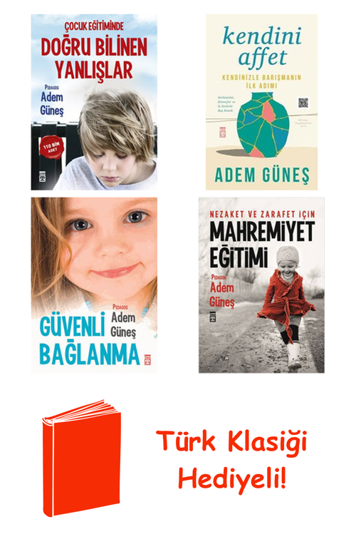 Adem Güneş 4 Kitap Seti + Türk Klasiği Hediye