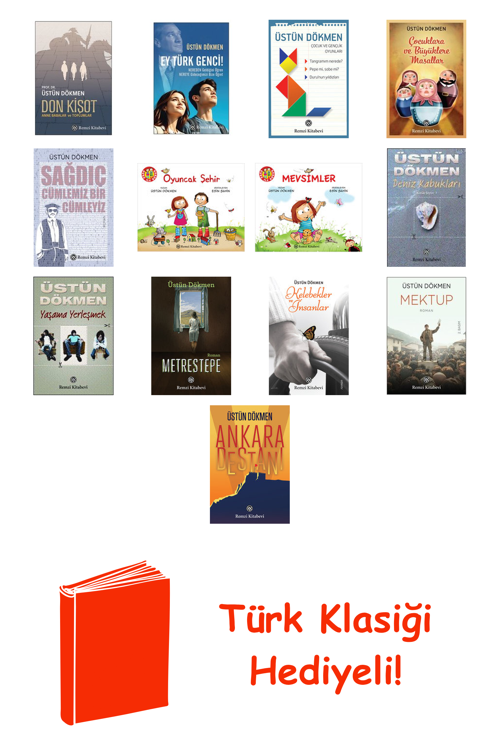Üstün Dökmen 13 Kitap Seti + Türk Klasiği Hediye