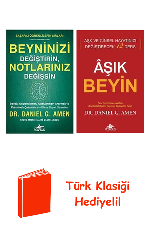 Daniel G. Amen 2 Kitap Seti + Türk Klasiği Hediye