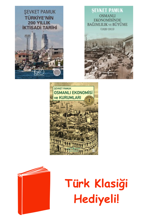 Şevket Pamuk 3 Kitap Seti + Türk Klasiği Hediye