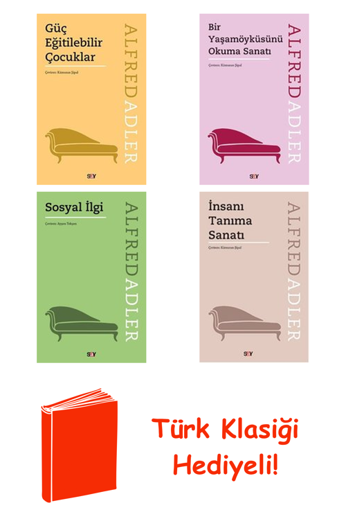 Alfred Adler 4 Kitap Seti + Türk Klasiği Hediye