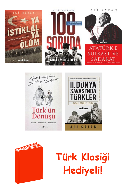 Ali Satan 5 Kitap Seti + Türk Klasiği Hediye