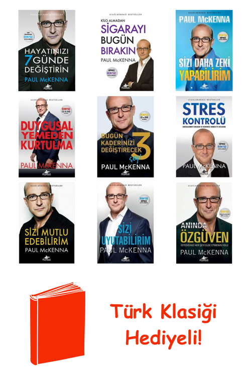 Paul Mckenna 9 Kitap Seti + Türk Klasiği Hediye