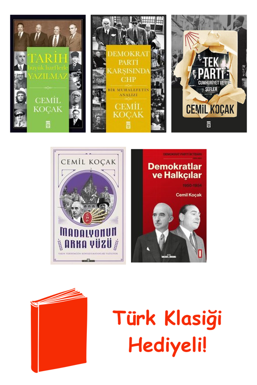 Cemil Koçak 5 Kitap Seti + Türk Klasiği Hediye