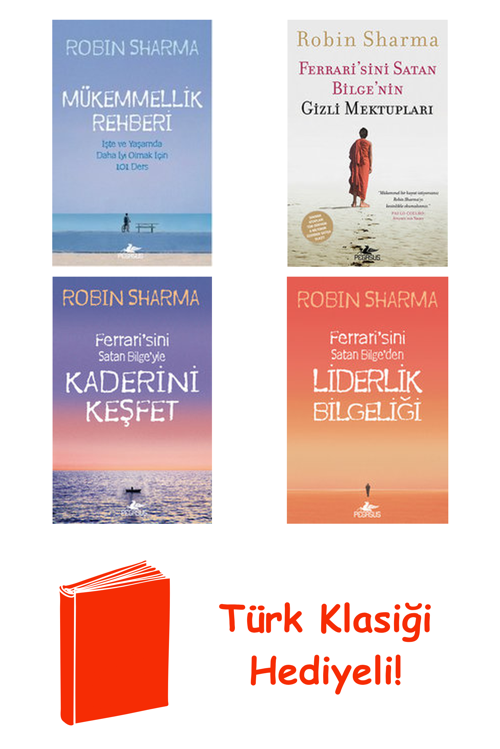 Robin Sharma 4 Kitap Seti + Türk Klasiği Hediye
