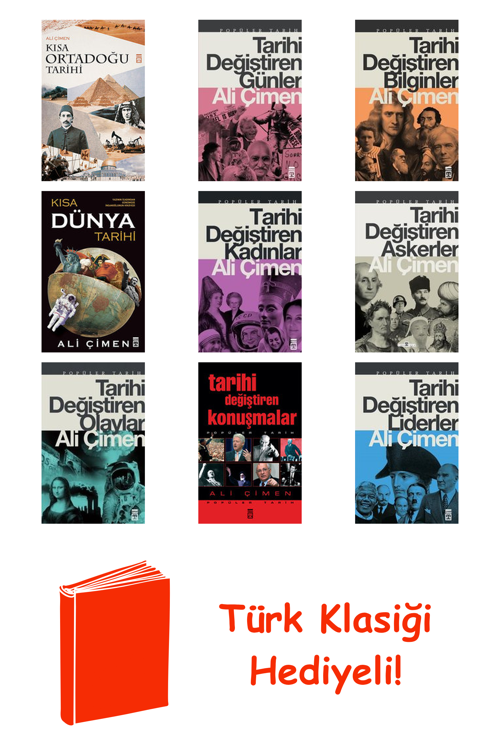 Ali Çimen 9 Kitap Seti + Türk Klasiği Hediye