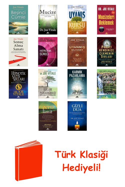 Joe Vitale 14 Kitap Seti + Türk Klasiği Hediye