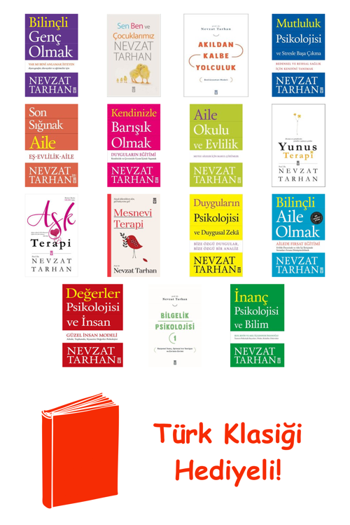 Nevzat Tarhan 15 Kitap Seti + Türk Klasiği Hediye