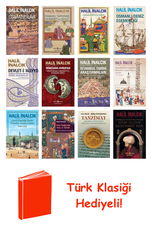 Halil İnalcık 12 Kitap Seti + Türk Klasiği Hediye