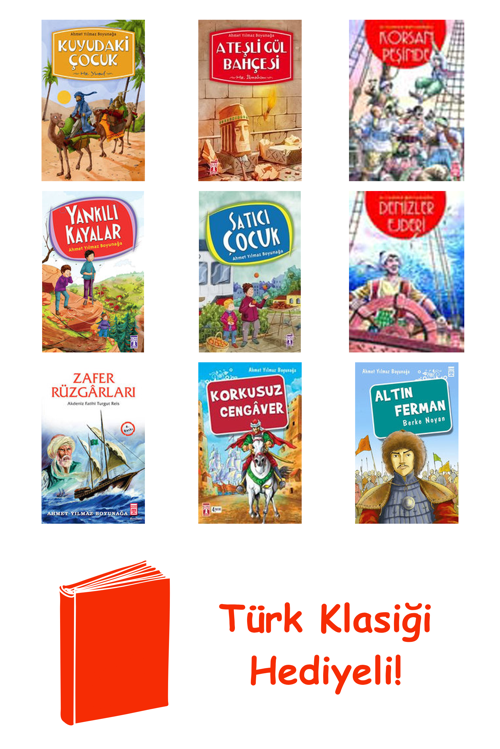 Ahmet Yılmaz Boyunağa 9 Kitap Seti + Türk Klasiği Hediye