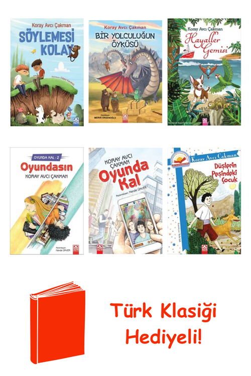Koray Avcı Çakman 6 Kitap Seti + Türk Klasiği Hediye
