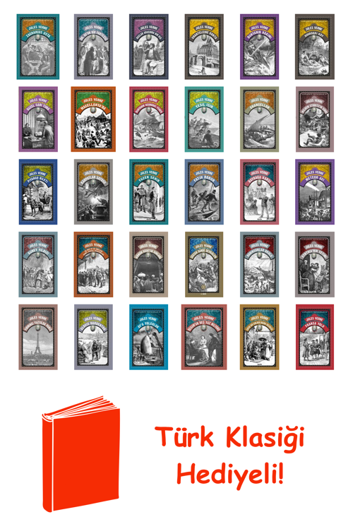 Jules Verne 30 Kitap Seti + Türk Klasiği Hediye