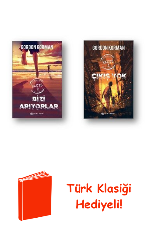 Gordon Korman 2 Kitap Seti + Türk Klasiği Hediye