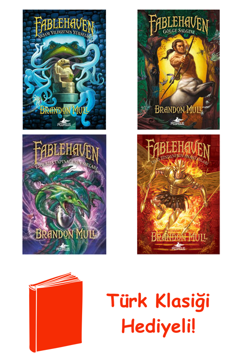 Brandon Mull 4 Kitap Seti + Türk Klasiği Hediye