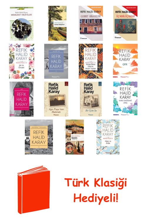 Refik Halid Karay 15 Kitap Seti + Türk Klasiği Hediye