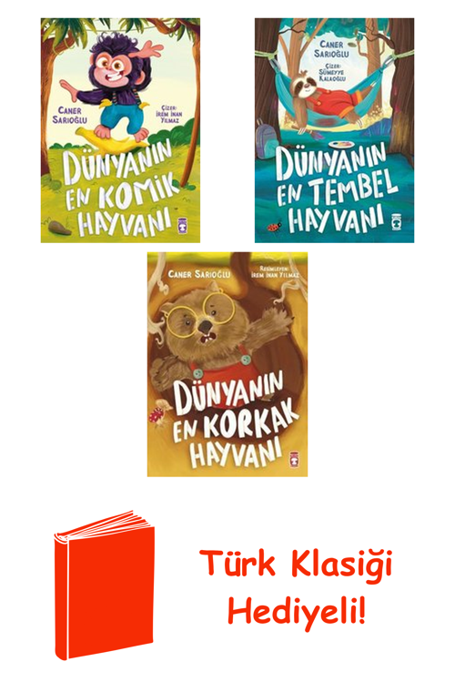Caner Sarıoğlu 3 Kitap Seti + Türk Klasiği Hediye