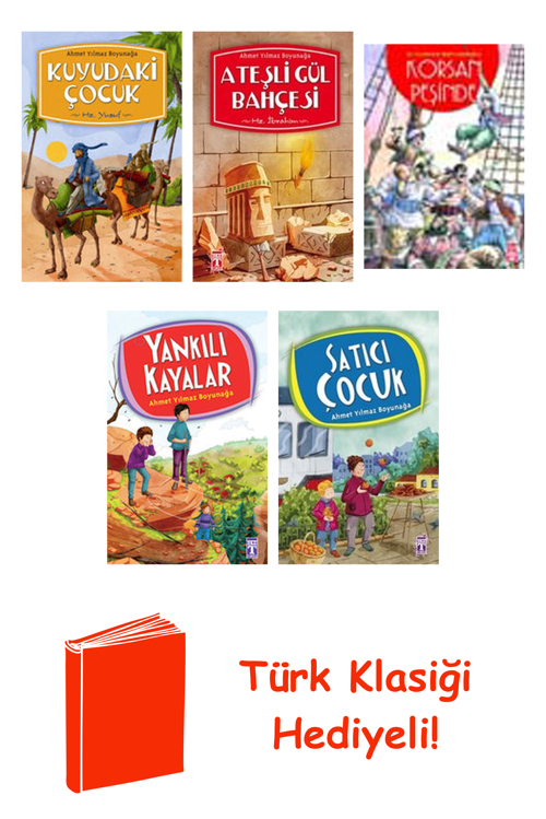 Ahmet Yılmaz Boyunağa 5 Kitap Seti + Türk Klasiği Hediye
