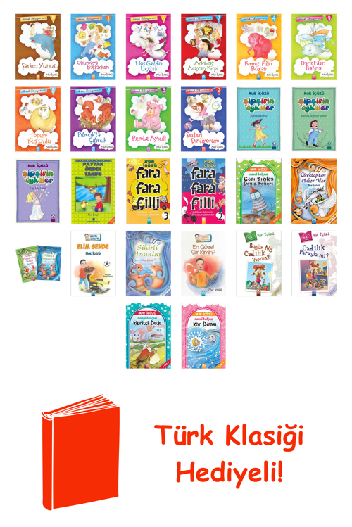 Nur İçözü 26 Kitap Seti + Türk Klasiği Hediye