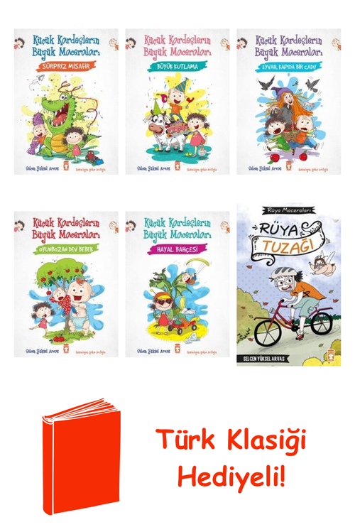 Selcen Yüksel Arvas 6 Kitap Seti + Türk Klasiği Hediye