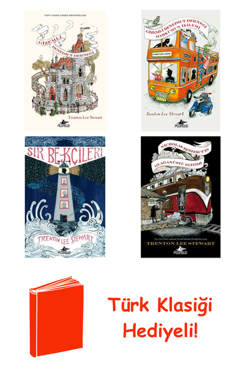 Trenton Lee Stewart 4 Kitap Seti + Türk Klasiği Hediye