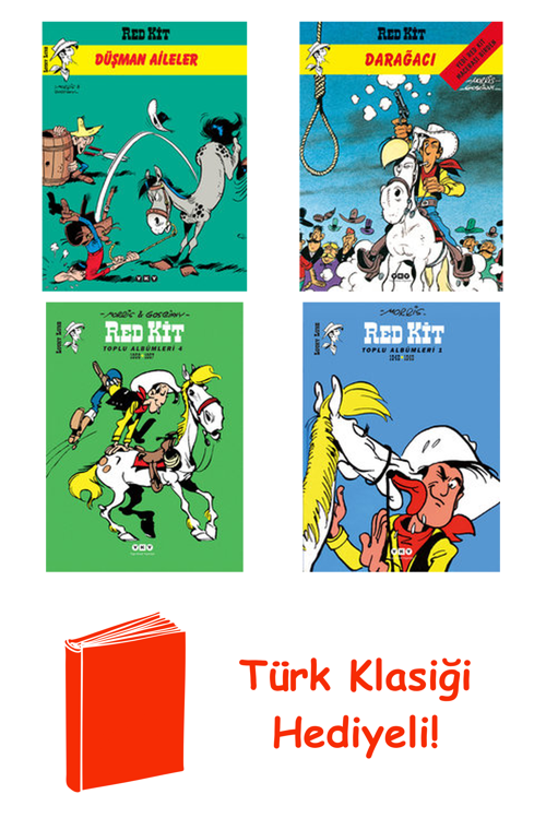 Morris (Maurice De Bevere) 4 Kitap Seti + Türk Klasiği Hediye