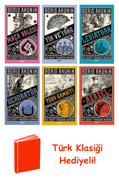 Boris Akunin 6 Kitap Seti + Türk Klasiği Hediye