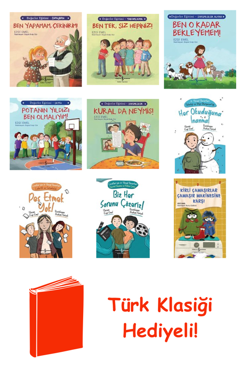 Ezgi Emel 9 Kitap Seti + Türk Klasiği Hediye