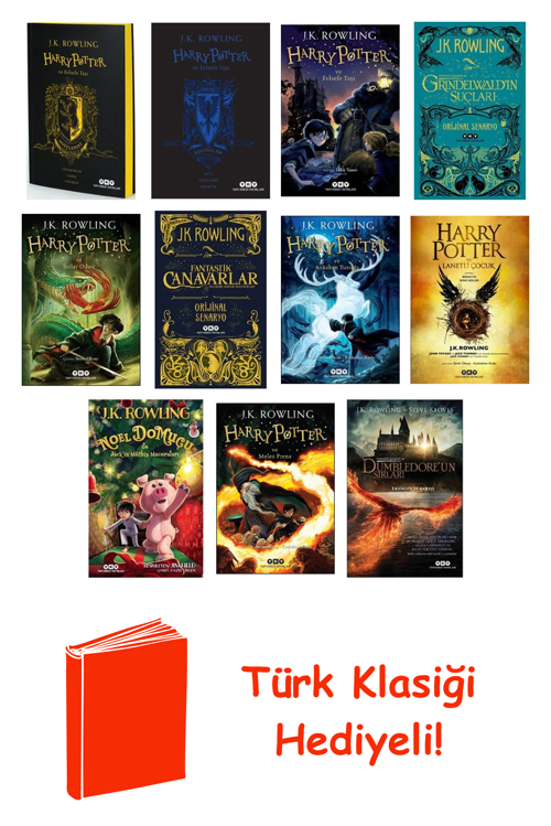 J. K. Rowling 11 Kitap Seti + Türk Klasiği Hediye