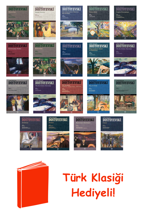 Fyodor Mihayloviç Dostoyevski 19 Kitap Seti + Türk Klasiği Hediye