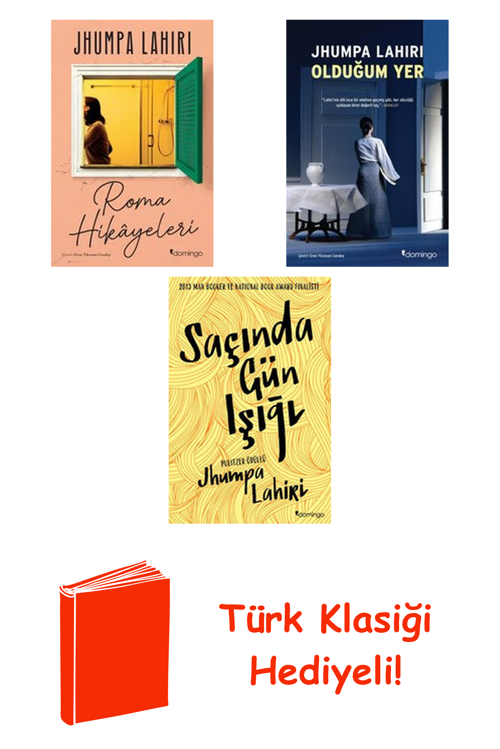 Jhumpa Lahiri 3 Kitap Seti + Türk Klasiği Hediye