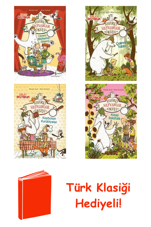 Margit Auer 4 Kitap Seti + Türk Klasiği Hediye