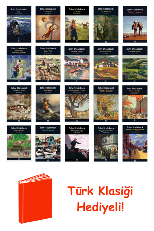 John Steinbeck 20 Kitap Seti + Türk Klasiği Hediye