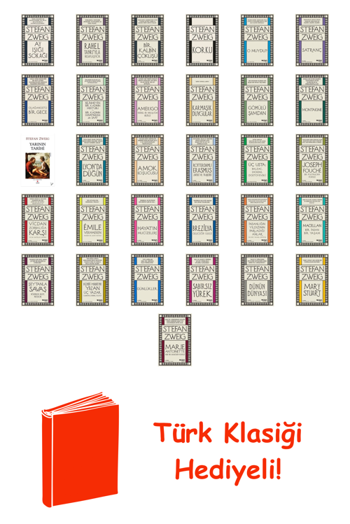 Stefan Zweig 31 Kitap Seti + Türk Klasiği Hediye