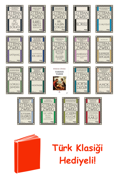 Stefan Zweig 19 Kitap Seti + Türk Klasiği Hediye