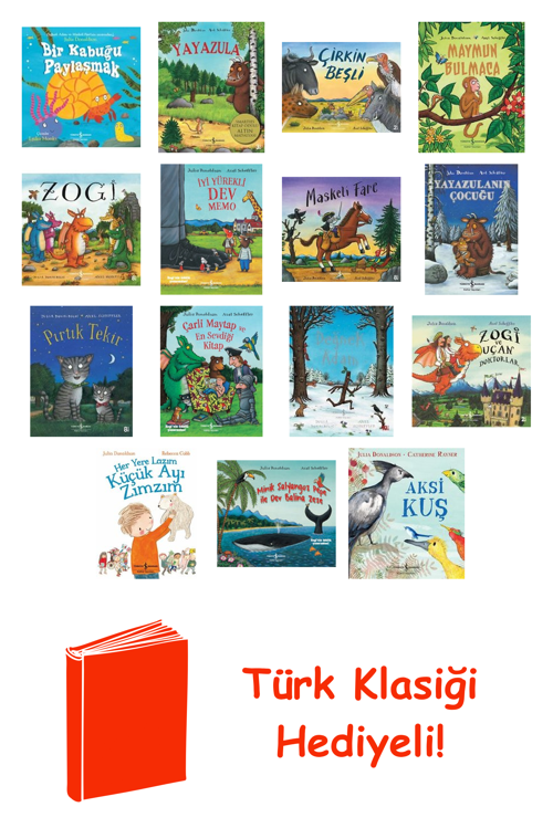 Julia Donaldson 15 Kitap Seti + Türk Klasiği Hediye